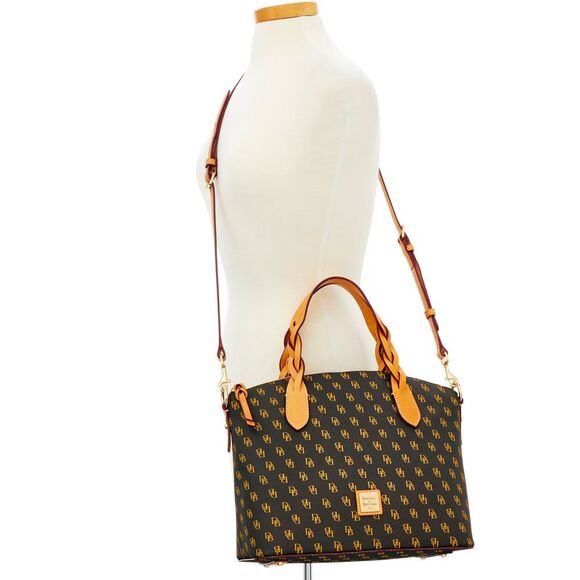 Dooney & Bourke Blakely Celeste Satchel - Brown Tmoro - Picture 4 of 4